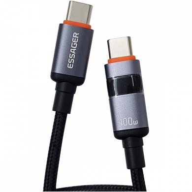EXCTT1-HPA0G-P Essager cabo USB-C para USB-C 100W 5A 2m