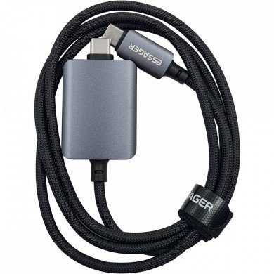 EXCTT1-JH0G-P Essager cabo magnético 100W de carregamento rápido 2 em 1