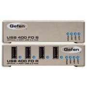 Extensor Gender 4x USB 2.0 Fibra Óptica LC/LC - Optical 4 Port USB 2.0 Hub over Fiber Optics Cable up to 1640f