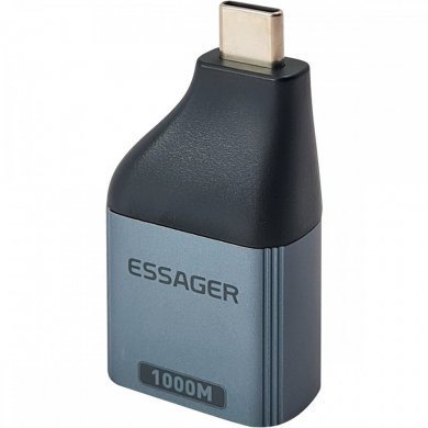 EZJRJK-MJ0G-P Essager adaptador de rede USB-C para RJ45 Gigabit