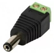 Conector Plug P4 2.1 Macho com Borne 