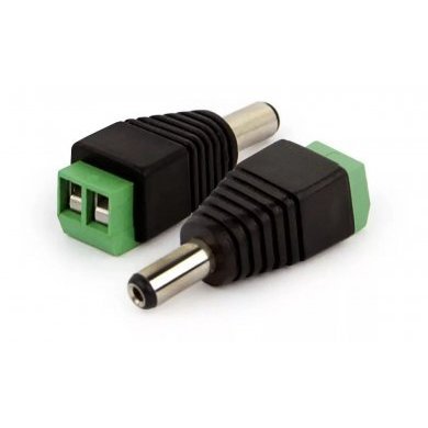 F0503 Conector Plug P4 2.1 Macho com Borne