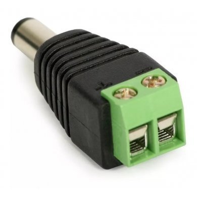 F0503 Conector Plug P4 2.1 Macho com Borne