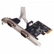 Flexport Placa PCI Express 2 seriais RS232 DB9M Chips