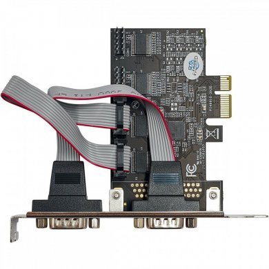 F2141E4 Flexport Placa PCI Express 4 seriais RS232 DB9M