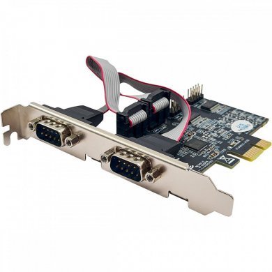 F2141E Flexport Placa PCIe 4 seriais RS232 DB9M
