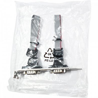 F2141E Flexport Placa PCIe 4 seriais RS232 DB9M