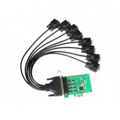 F2181XC Flexport Placa PCI Express 8 seriais RS232 DB9M