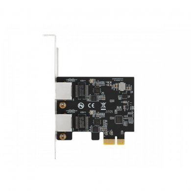 Flexport placa de rede PCIe 2 portas RJ45 2.5Gb