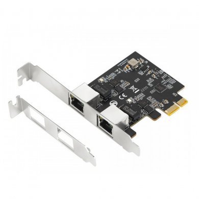F22G22C Flexport placa de rede PCIe 2 portas RJ45 2.5Gb