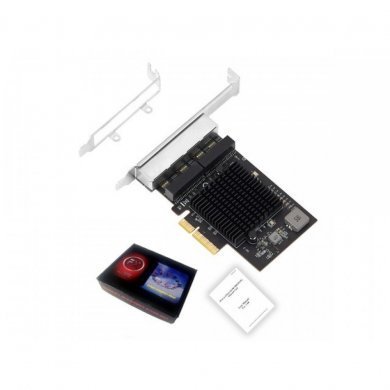F22G42C Flexport placa de rede PCIe 4 portas RJ45 2.5Gb