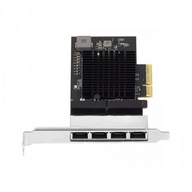 F22G42C Flexport placa de rede PCIe 4 portas RJ45 2.5Gb