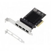 Flexport placa de rede PCIe 4 portas RJ45 2.5Gb 10/10
