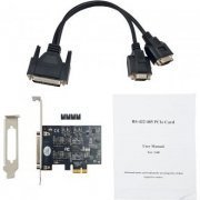Flexport Placa PCI Express 2 seriais RS422/485 DB9M C ...