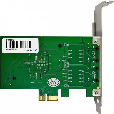 F2722IC Flexport placa de rede Dual Port Gigabit RJ45