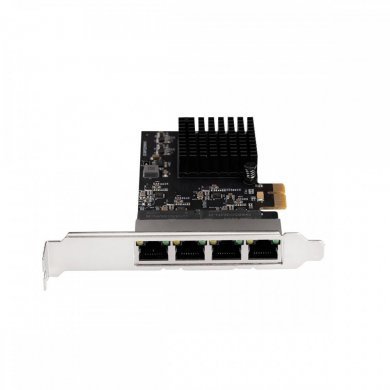 F2742CH Flexport Placa de Rede PCIe 4 portas Gigabit RJ45