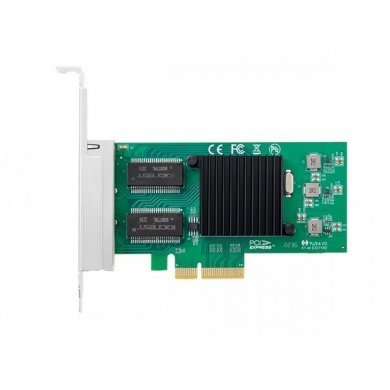 F2742IC Flexport placa de rede 4 Portas Gigabit RJ45