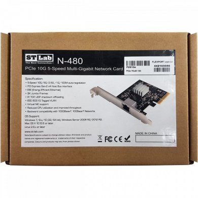 F2G13E Flexport placa de rede 10GB RJ45 PCi-E