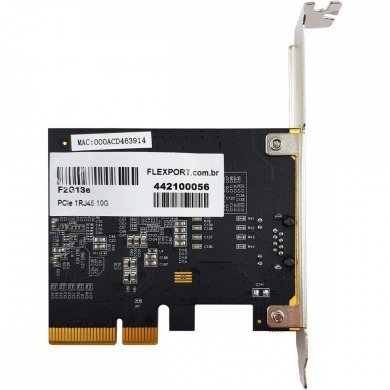 F2G13E Flexport placa de rede 10GB RJ45 PCi-E