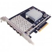 Flexport placa de rede PCIe 4 portas 10Gb SFP+ chipse