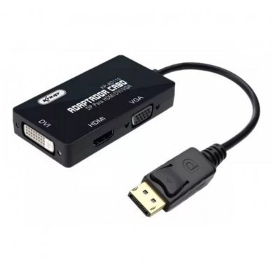Adaptador DisplayPort para VGA HDMI DVI 1920x1080px