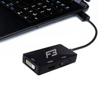 Adaptador DisplayPort para VGA HDMI DVI 1920x1080px