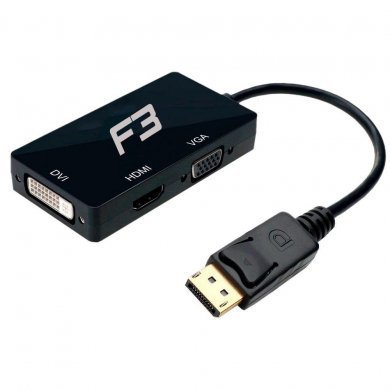 Adaptador DisplayPort para VGA HDMI DVI 1920x1080px