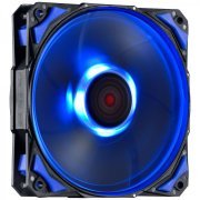 PCYes Fan 120mm Fury F4 LED Azul 1700RPM 60 CFM 27.5dbA com 7 hélices