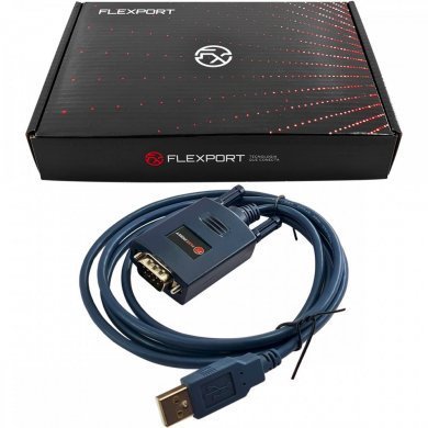 F5111E Flexport cabo conversor USB para serial RS232 DB9M