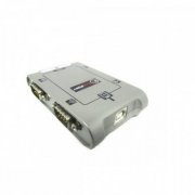 Flexport Conversor USB 4 portas seriais RS232 DB9M 