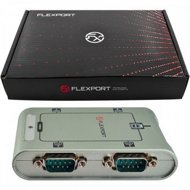 Flexport conversor USB para 4 portas seriais RS232 DB9M