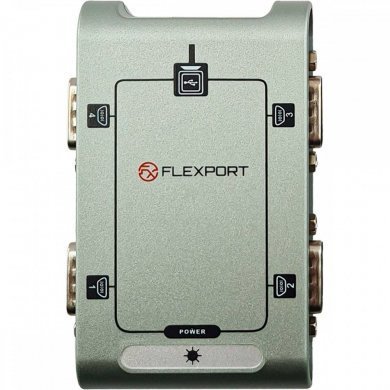 F5141E Flexport conversor USB para 4 portas seriais RS232 DB9M
