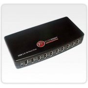 Hub Flexport USB 2.0 com 10 portas transferência de d