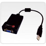 FLEXPORT Conversor USB 2.0 para 1 entrada VGA Modo es