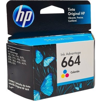 F6V28AB Cartucho de tinta HP 664 tricolor 2ml