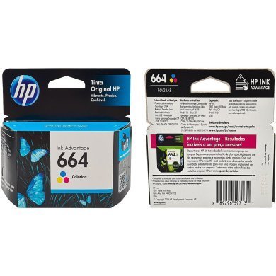 F6V28AB Cartucho de tinta HP 664 tricolor 2ml