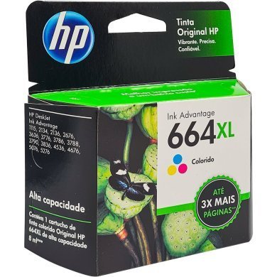 F6V30AB HP cartucho de tinta 664XL color 8ml original