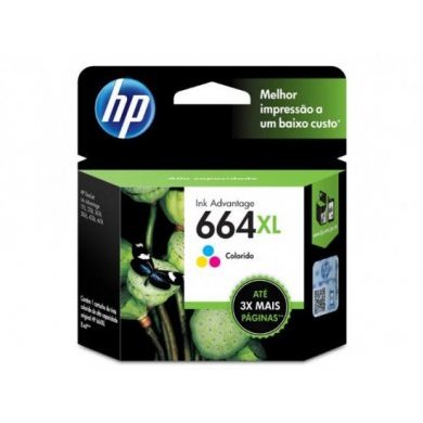 F6V30AB HP cartucho de tinta 664XL color 8ml original