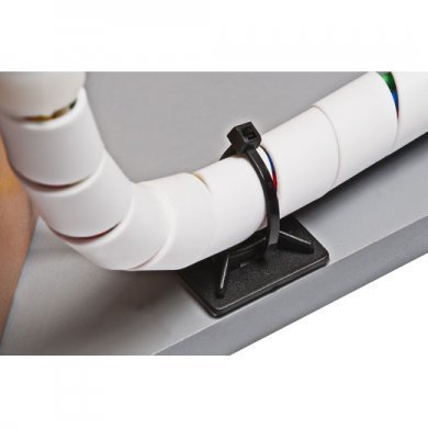 Frontec Fixador 28x28 Preto Autoadesivo