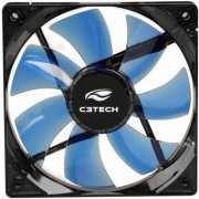 C3 Tech cooler fan Storm 120mm led azul12V rolamento FDB com 1200RPM