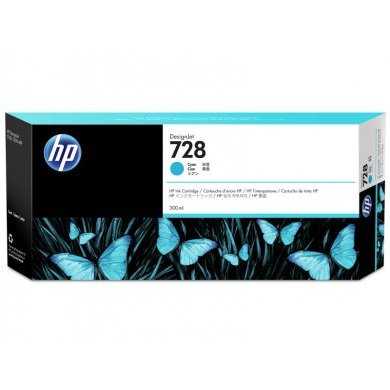 F9K17A HP Cartucho de Tinta 728 300ML Ciano