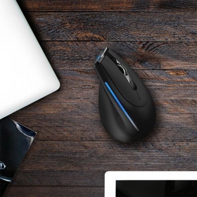 Zelotes Mouse Vertical Ergonomico sem fio 2400 DPI