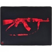 PCYes mousepad FPS AK 47 estilo Speed 500x400mm bordas costuradas e antiderrapante