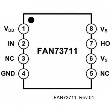 FAN73711MX CI 73711 PWM 20V 4A SOP8 SMD