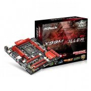 Placa Mãe ASRock LGA 2011-v3 Intel X99M Core i7, 4 Slots DDR4 (max. 64GB), 10x SATA 6GB/s RAID 0/1/5/10 and In