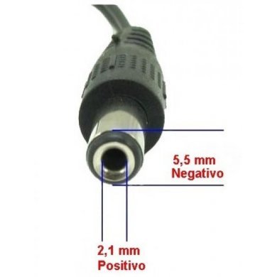 Fonte chaveada 12V 2A conector P4 2.1mm x 5.5mm