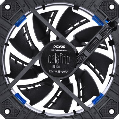 FCAL120LDAZ PCYes Fan 120mm Calafrio LED Azul 1600rpm