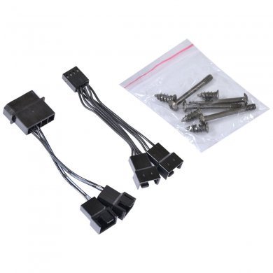 FCAL120LDVM PCYes Fan 120mm Calafrio LED Vermelho 1600rpm