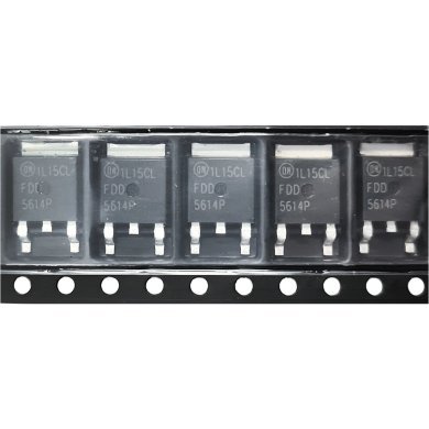 FDD5614P 5x Mosfet FDD 5614 PCh POWERTRENCH 60V 15A TO252-3