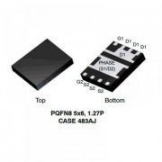 Mosfet Canal N Duplo 30V PQFN-8 Marcações no componente: DC10AJ, 22CA, DC10 22CA, N7CC